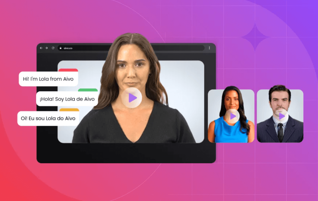Establish simple sentences for the representatives in the video chatbot.