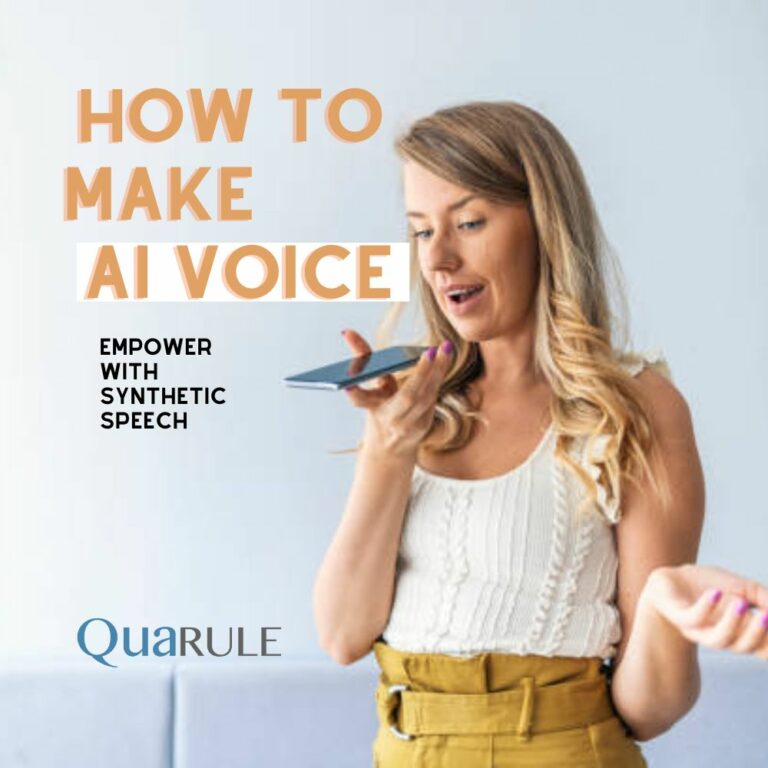 How To Make An AI Voice: Empower With Synthetic Speech