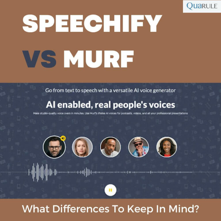 Speechify Vs Murf: What Differences To Keep In Mind?