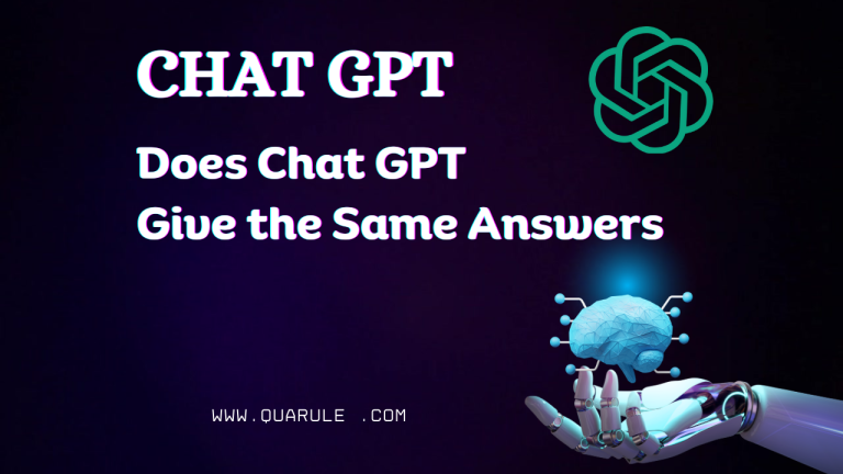 Does Chat GPT Give the Same Answers