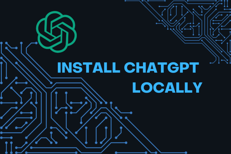 Install chat gpt locally