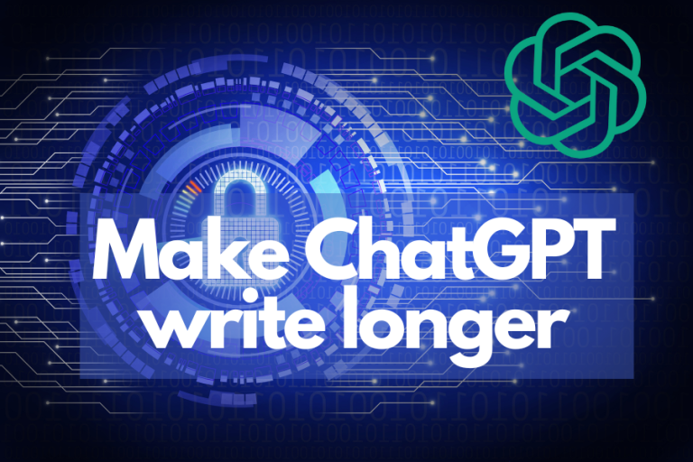 Make Chat GPT write more longer