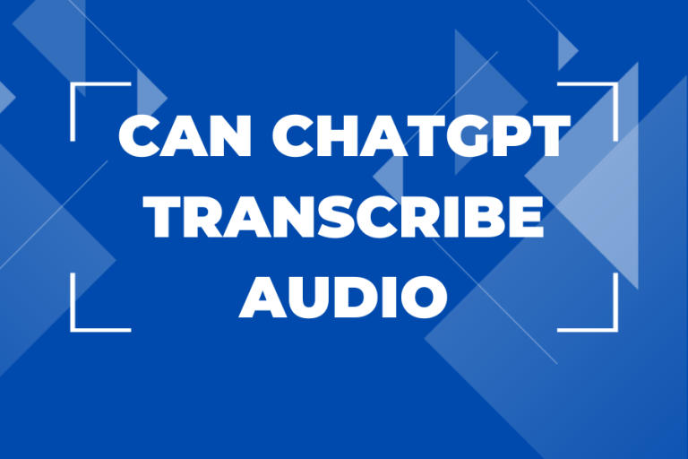Can ChatGPT Transcribe Audio