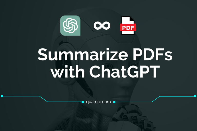 Can chat gpt summarize a pdf