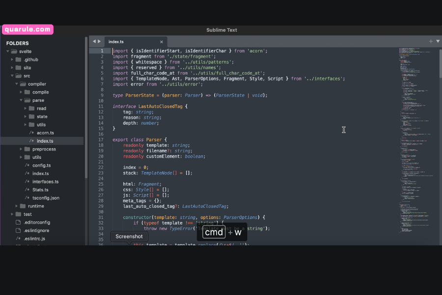 Code Editor_ Sublime text