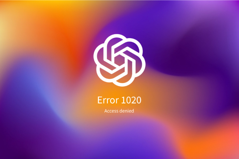 Fix Chat GPT Access Denied Error 1020