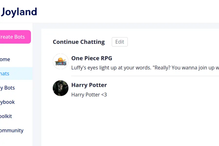 Share your sessions or custom characters for others to enjoy