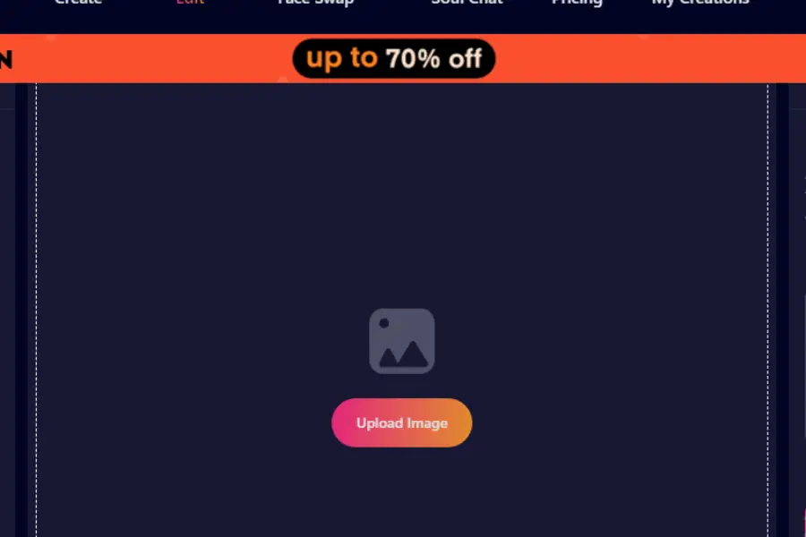 SoulGen has a simple, user-friendly interface