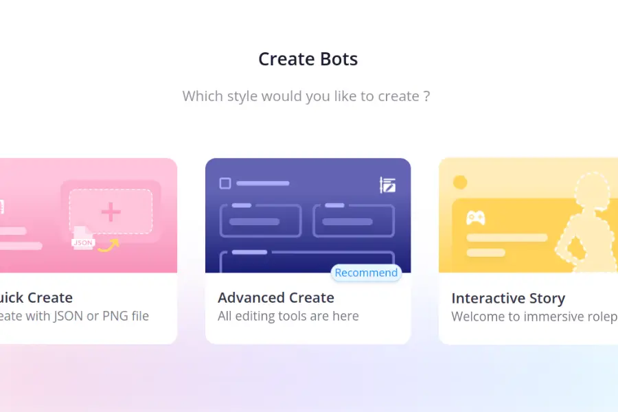 The platform offers robust tools to craft unique AI personas