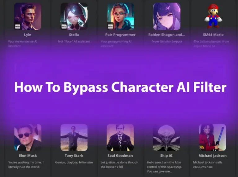 How to bypass Character AI filter