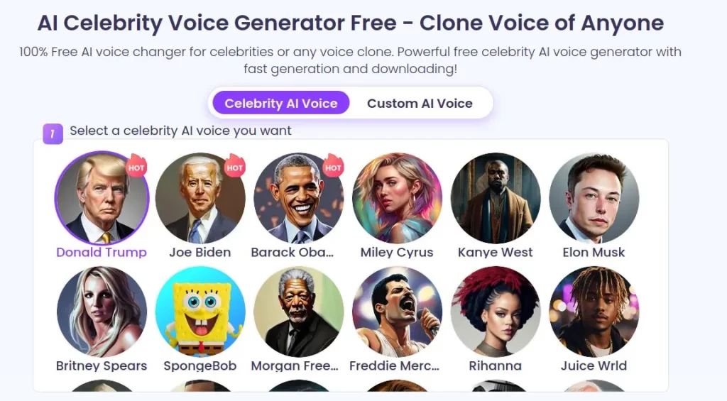 Vidnoz enables users to customize the speech