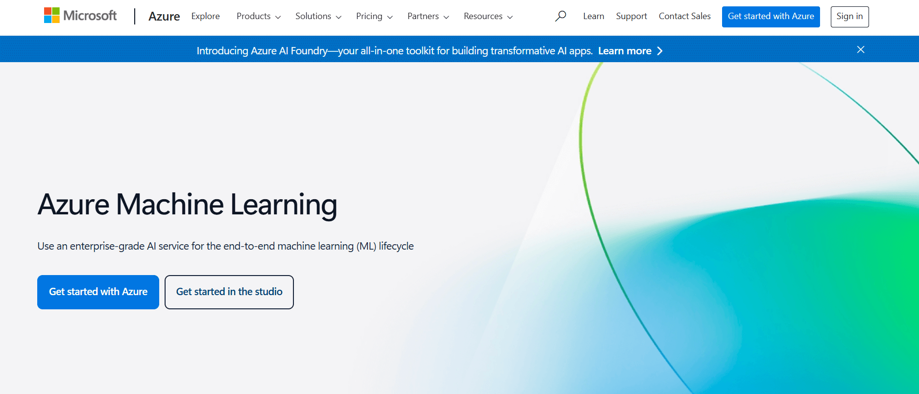 Microsoft Azure Machine Learning
