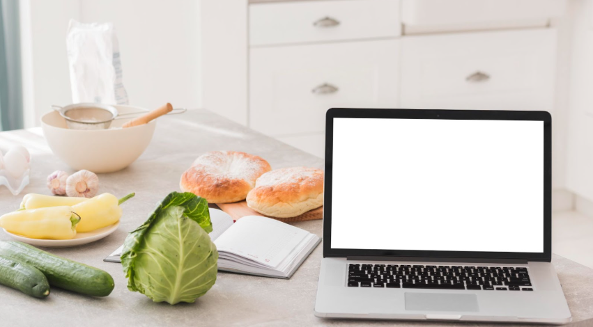 JalbiteHealth meal plan with colorful, nutritious ingredients arranged on a kitchen counter