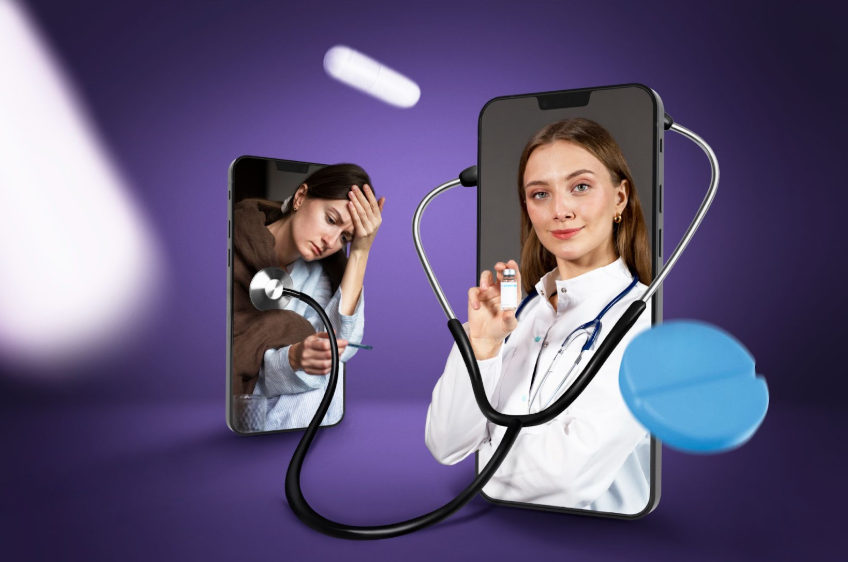 JalbiteHealth mobile app interface showing daily wellness tracking and progress metrics