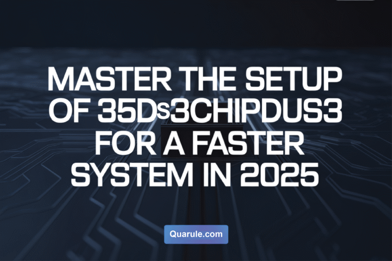 master the setup of 35ds3chipdus3 for a faster system in 2025