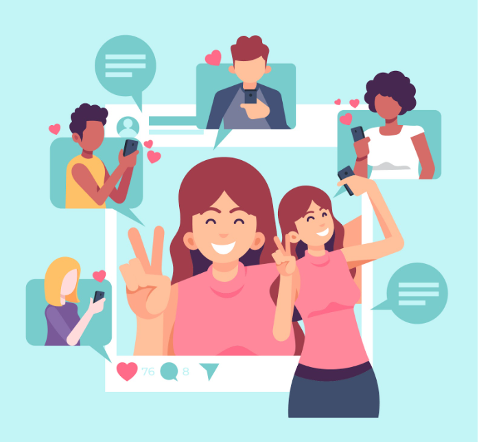 virtual support system in the social media girl forum community