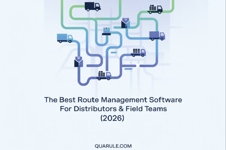 best route management software for distributors and field teams