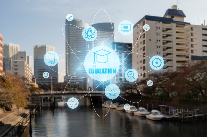 Visual explanation of VPN bypassing school network restrictions 