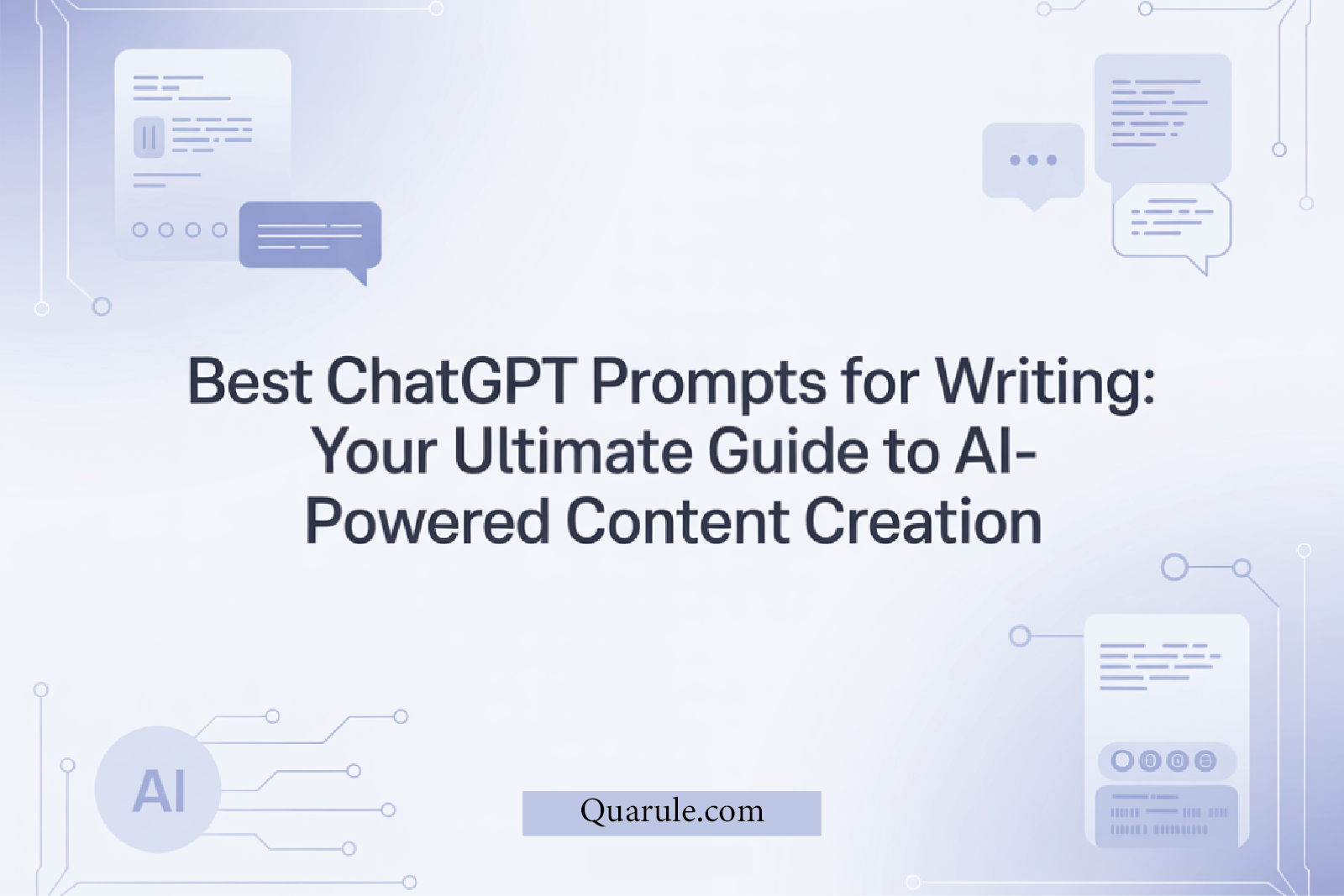 Best ChatGPT Prompts for Writing