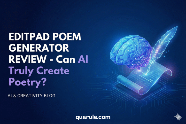 Editpad Poem Generator Review - Can AI Truly Create Poetry