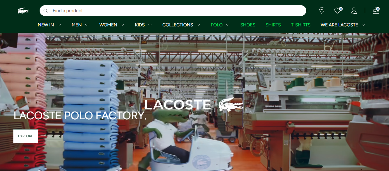 Lacoste  Personalization at scale