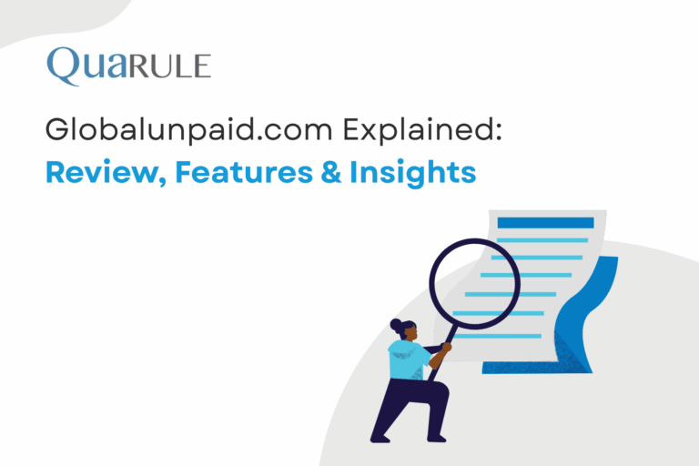 Globalunpaid.com homepage showcasing content categories and insights