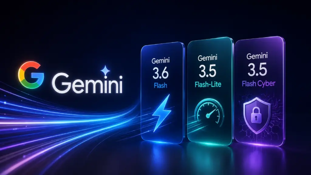 Google Launches Gemini 3.6 Flash, 3.5 Flash-Lite, and Flash Cyber